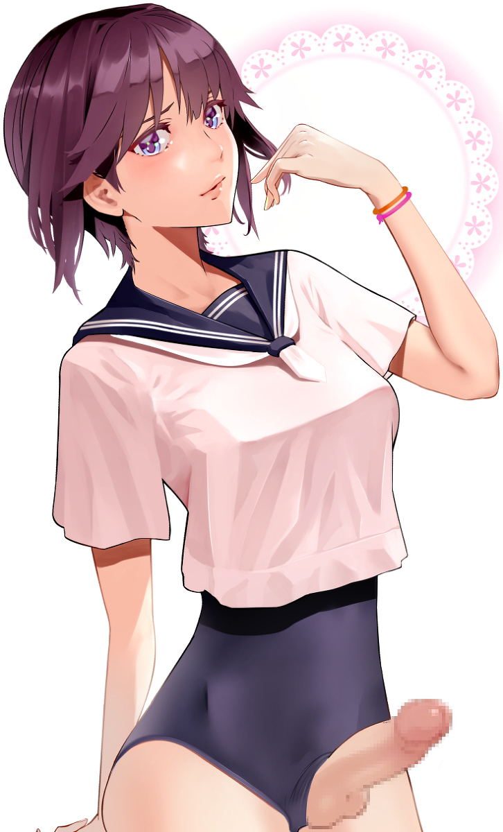 ふたなりセーラー服 