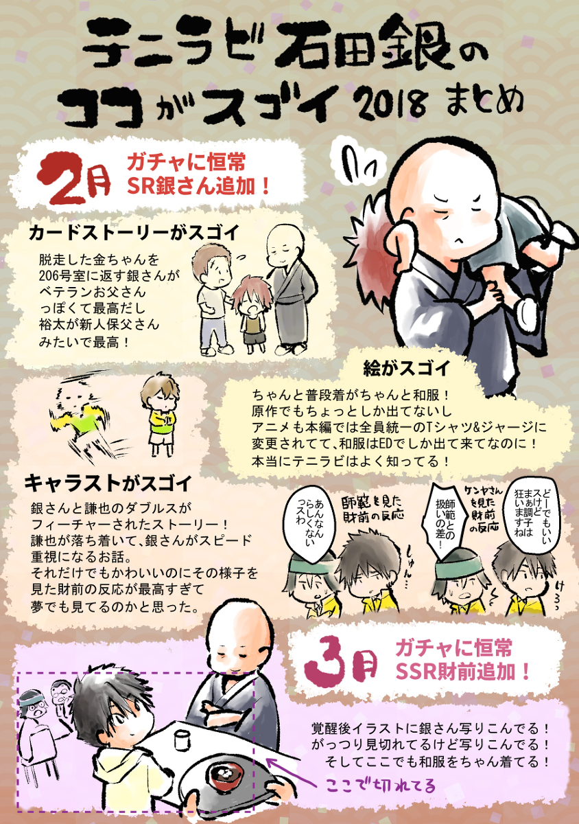 祝 銀さん誕生日 テニラビ石田銀のここがすごい18 Kuro