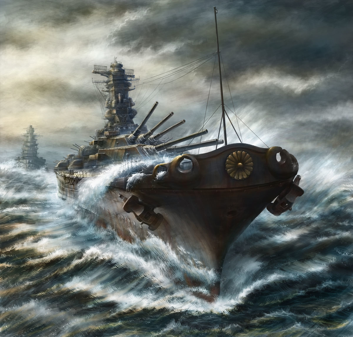 戦艦大和 出撃 Kuro