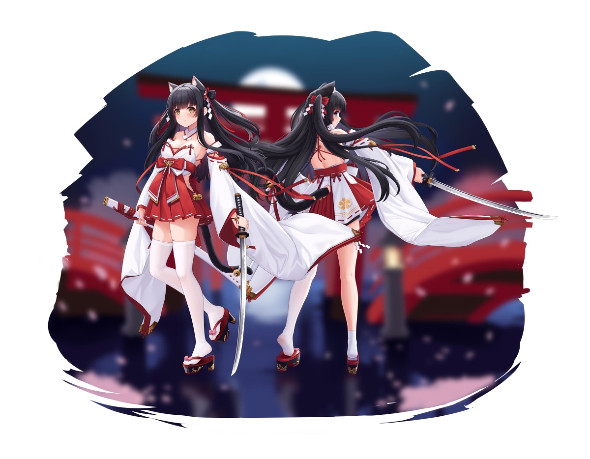 アズールレーン 夕暮 初春 退魔用戦闘兵装一式 Kuro