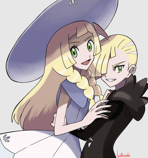リーリエちゃんとグラジオくん Kuro
